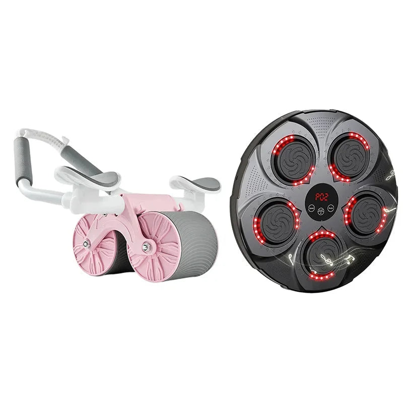 Wall-Mounted Rhythm Punching Trainer | Family Fitness Fun