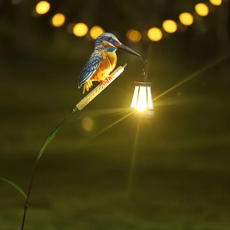 Solar Radiance – Elegant Hummingbird Hanging Garden Light