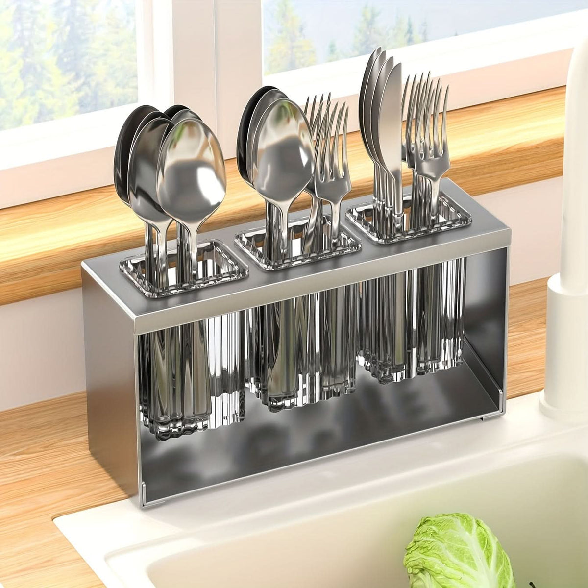 AquaDry – Innovative Utensil Organizer for Your Kitchen