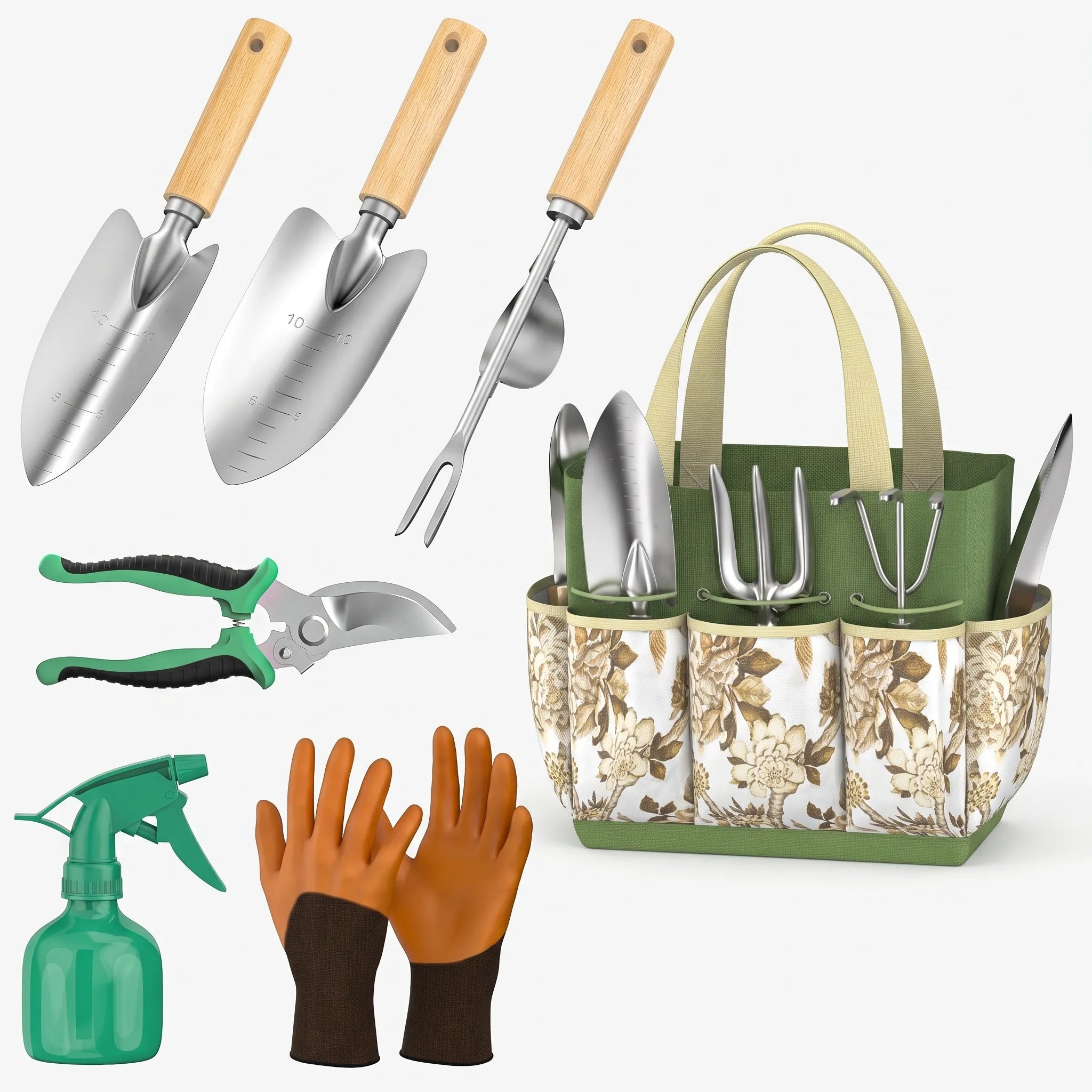 Gardening Set with 9 Tools - Complete Gardening Essentials