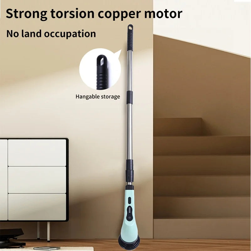 Electric Spin Cleaning Brush Set with LED Screen – Buy 1 Get 1 Free