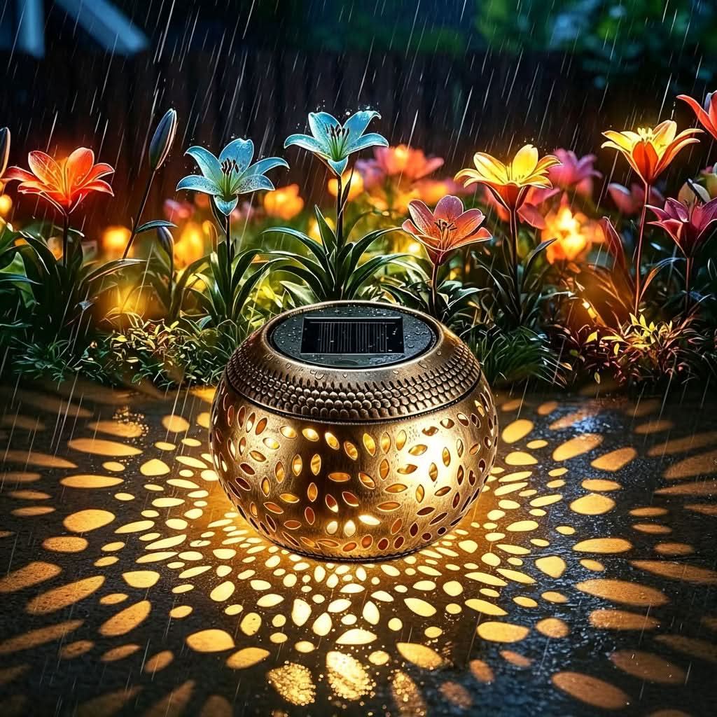 RadiantGlow – Solar-Powered Outdoor Table Light