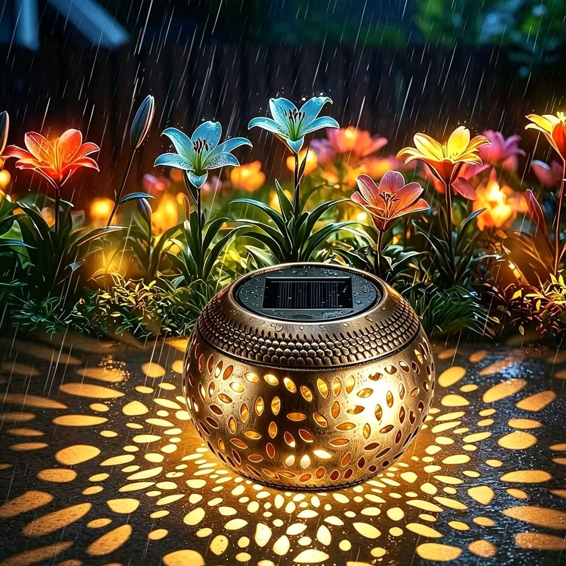 LumaGlow – Portable Solar-Powered Table Lamp for Outdoor Ambiance