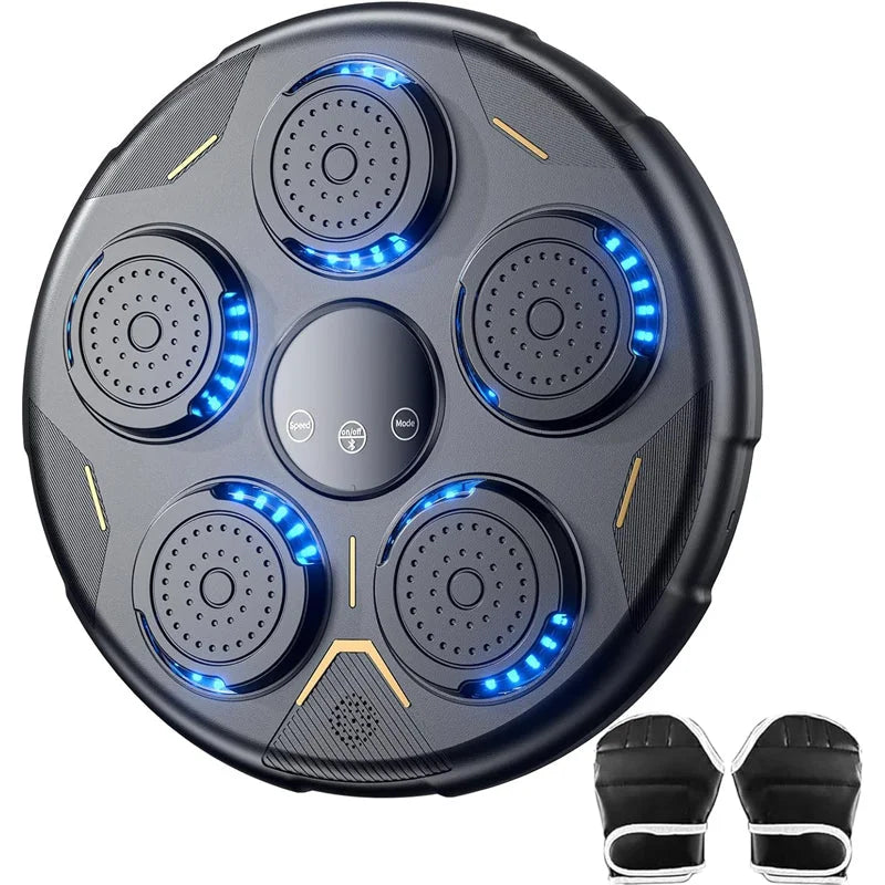 Wall-Mounted Rhythm Punching Trainer | Family Fitness Fun