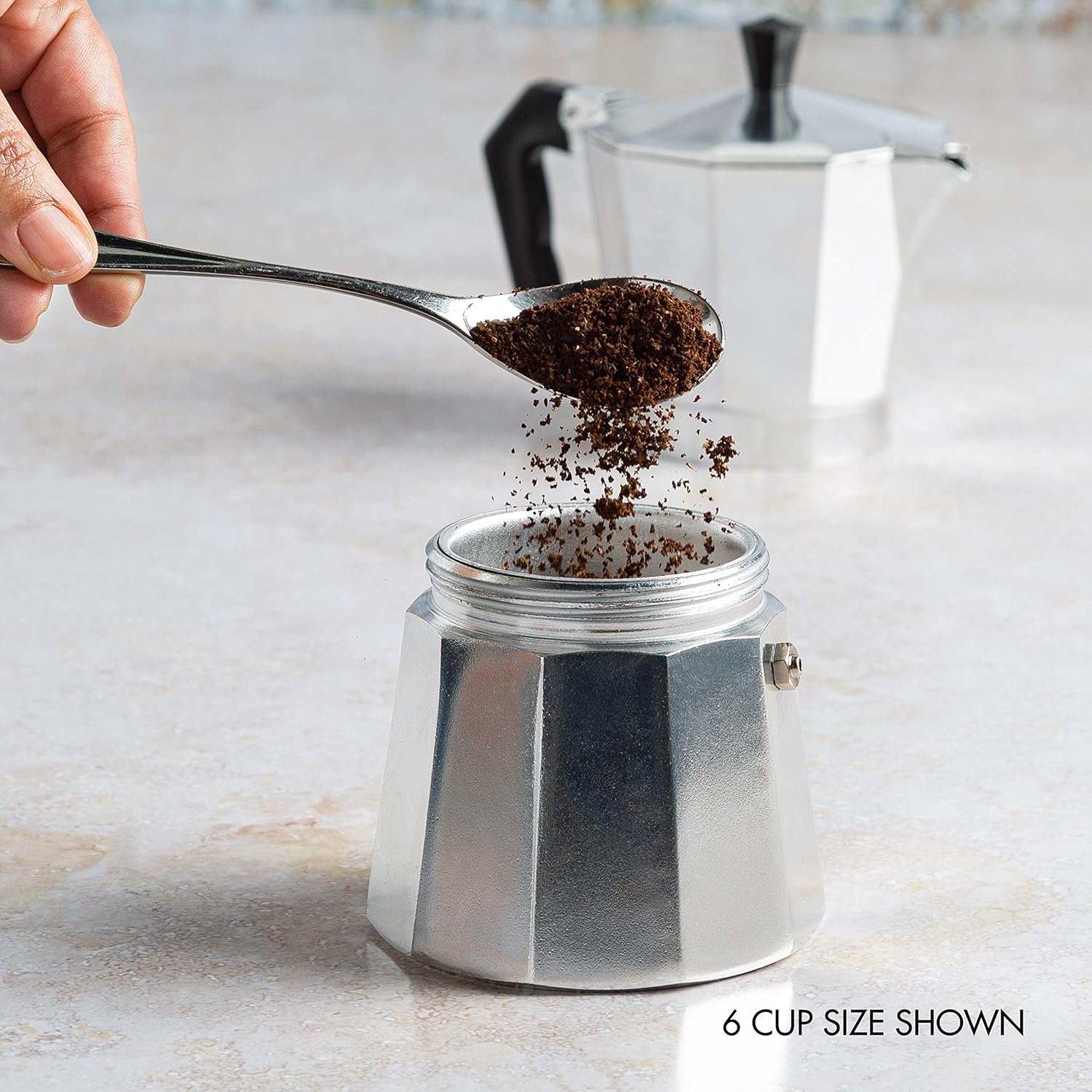 Versatile Stovetop Coffee and Espresso Brewer for Gourmet Drinks