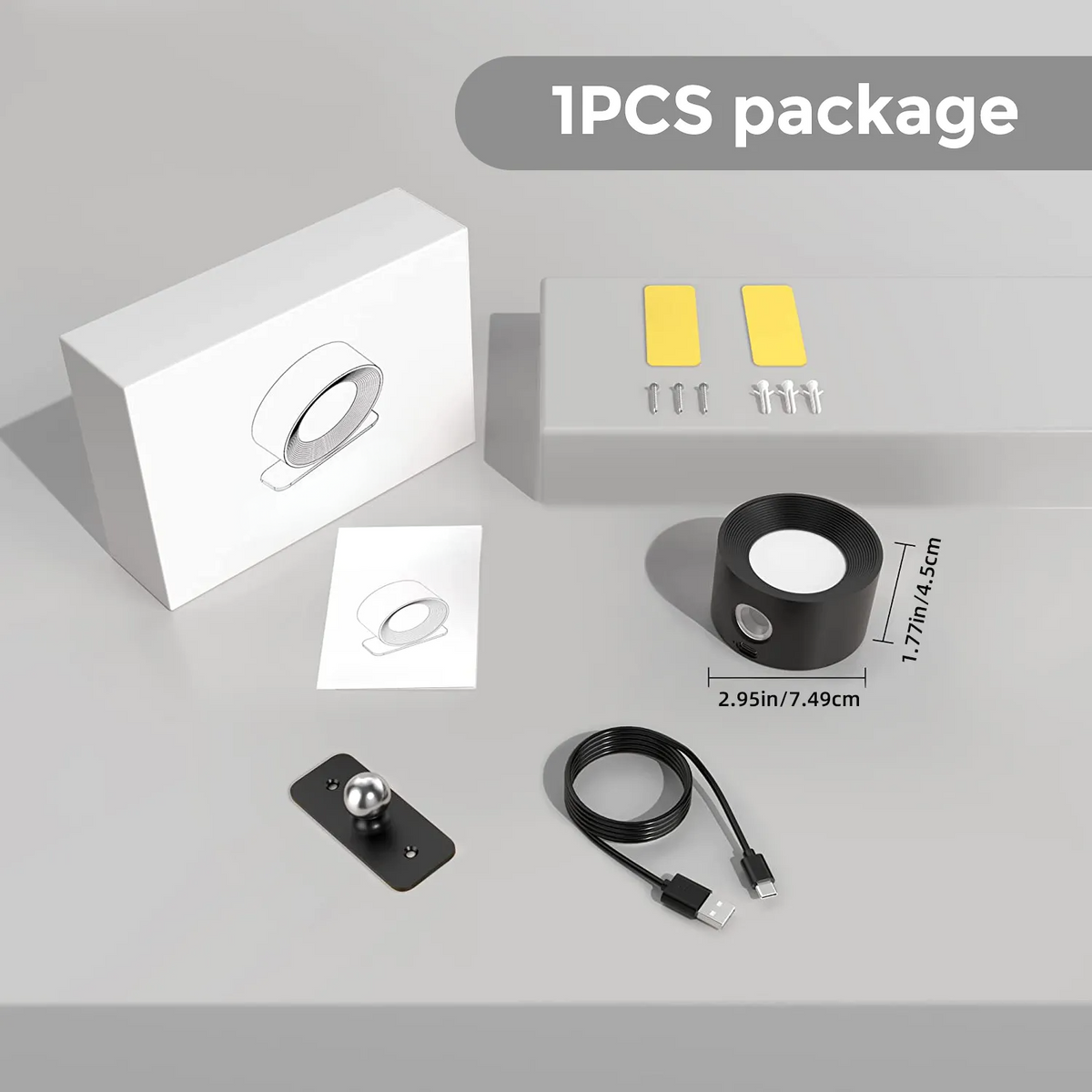 Rechargeable Wireless Wall Light - Flexible Design
