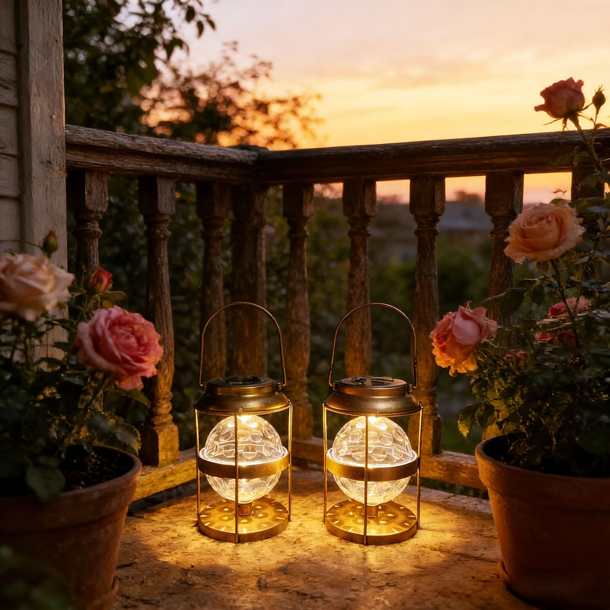 SolaraGlow – Solar-Powered Hanging Lantern for Outdoor Spaces
