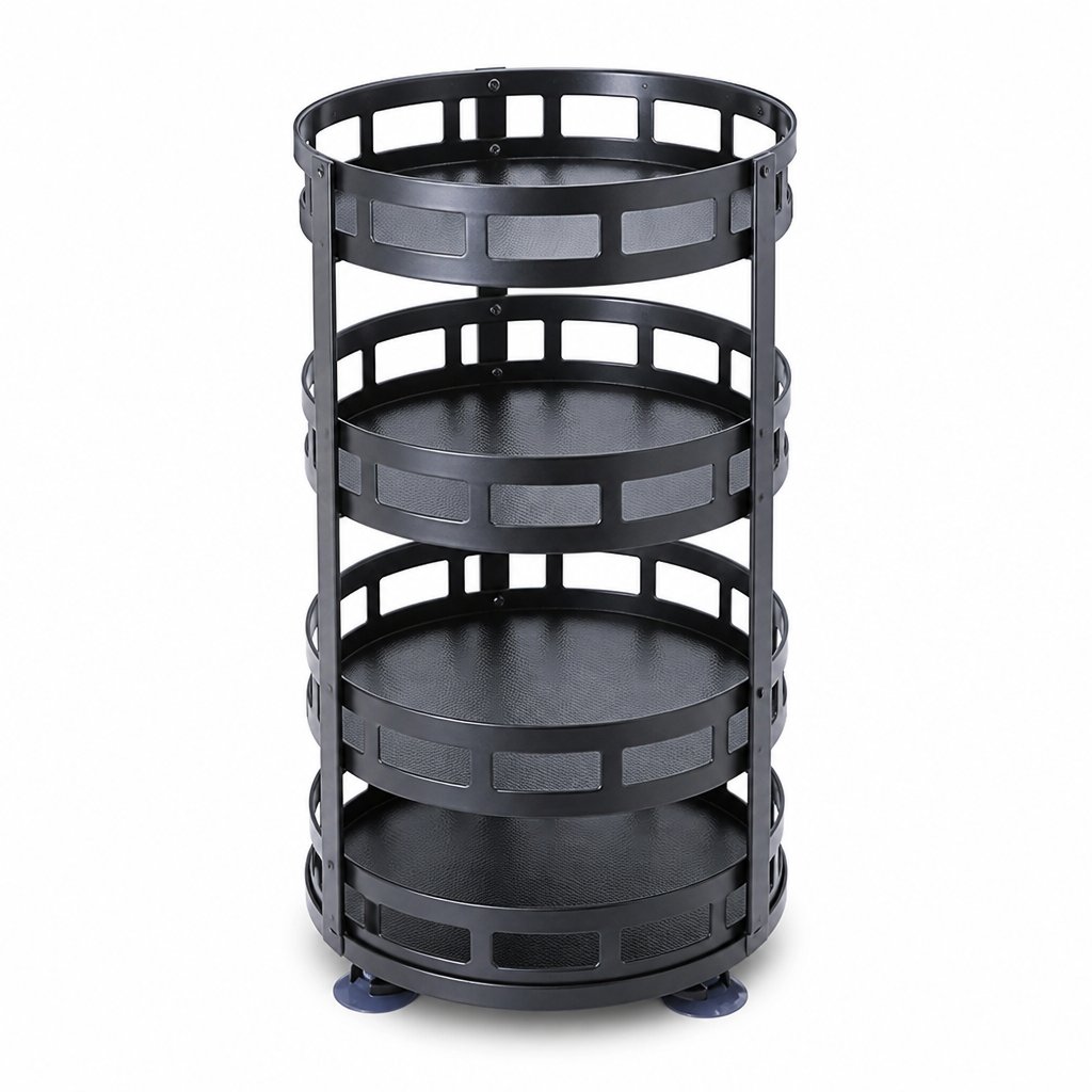 Metal Multi-Layer Kitchen Organizer (360° Rotating)