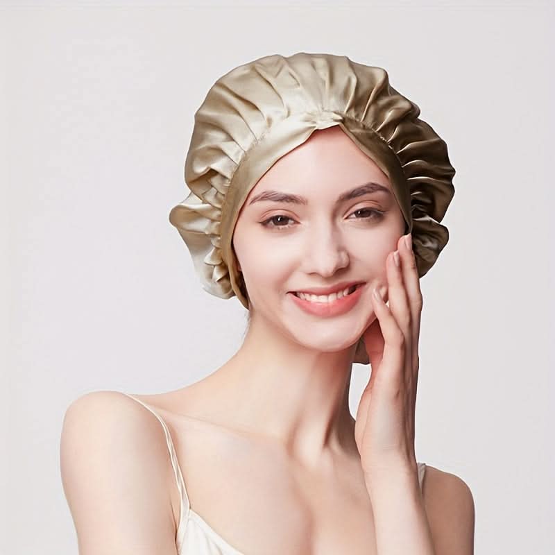 SilkDream Adjustable Sleep Bonnet for Hair Protection
