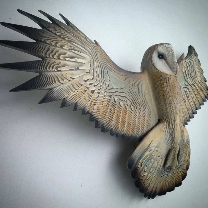 Owl Wall Art – Wooden Home Decor Piece