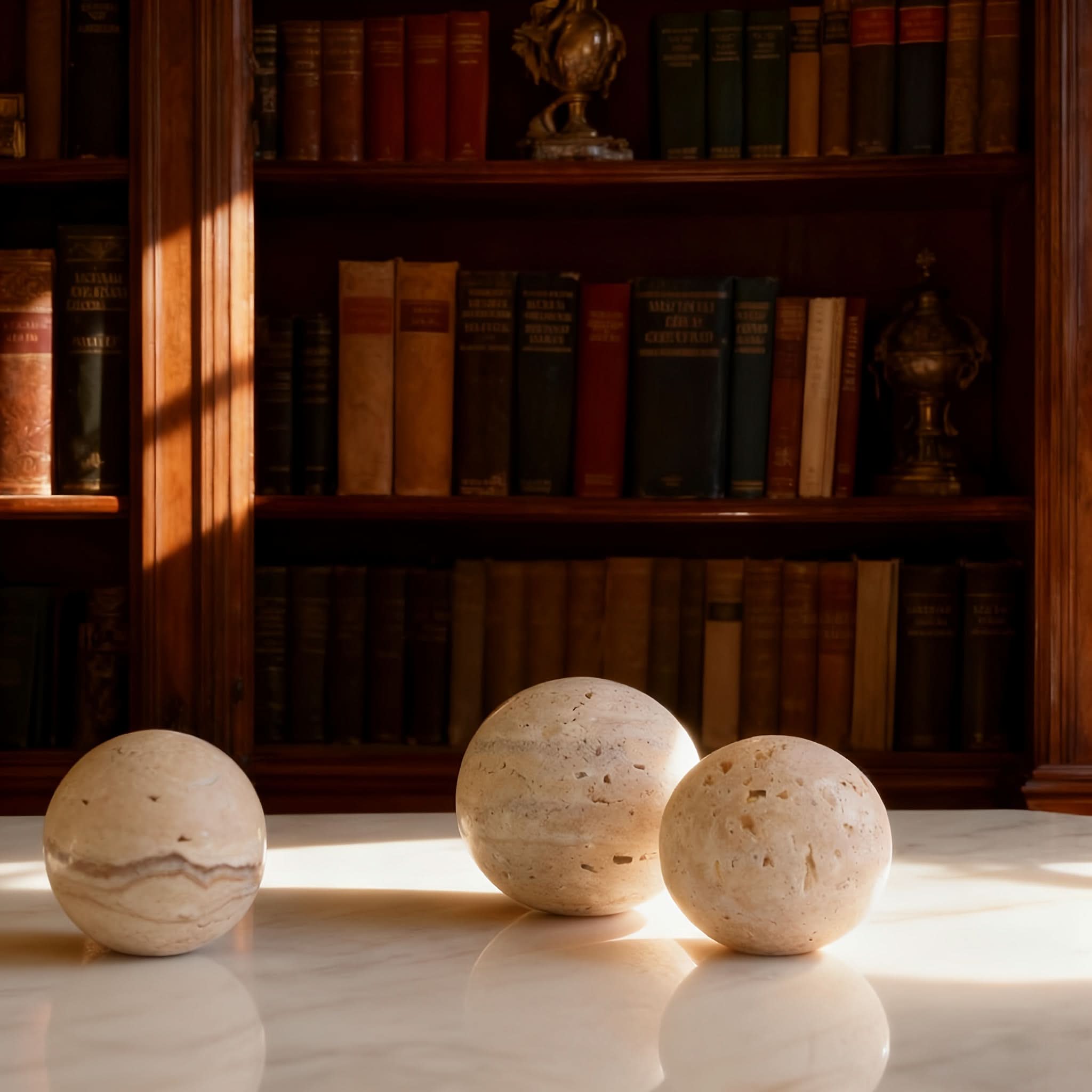 EleganceSphere – Handcrafted Natural Stone Decorative Orb