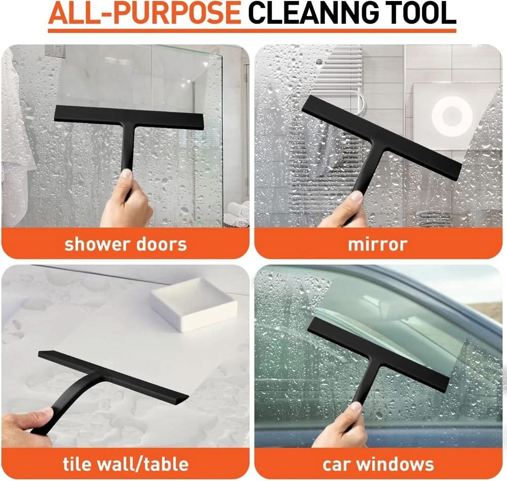 AquaGlide – Premium Silicone Shower Squeegee for a Crystal Clear Finish