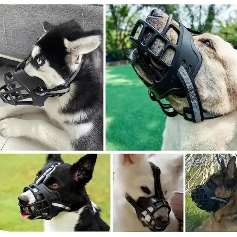 SafetyFirst Dog Muzzle – Comfortable, Adjustable, and Secure