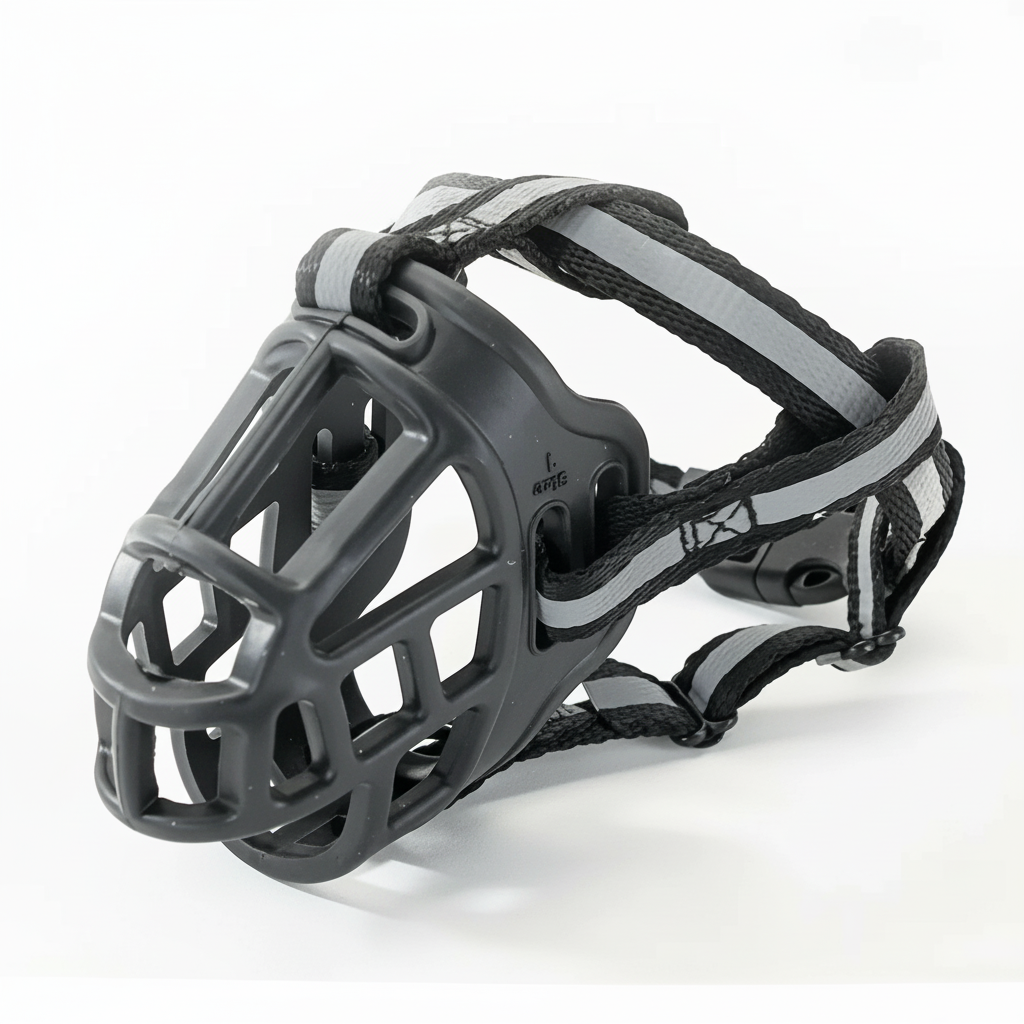 SafetyFirst Dog Muzzle – Comfortable, Adjustable, and Secure