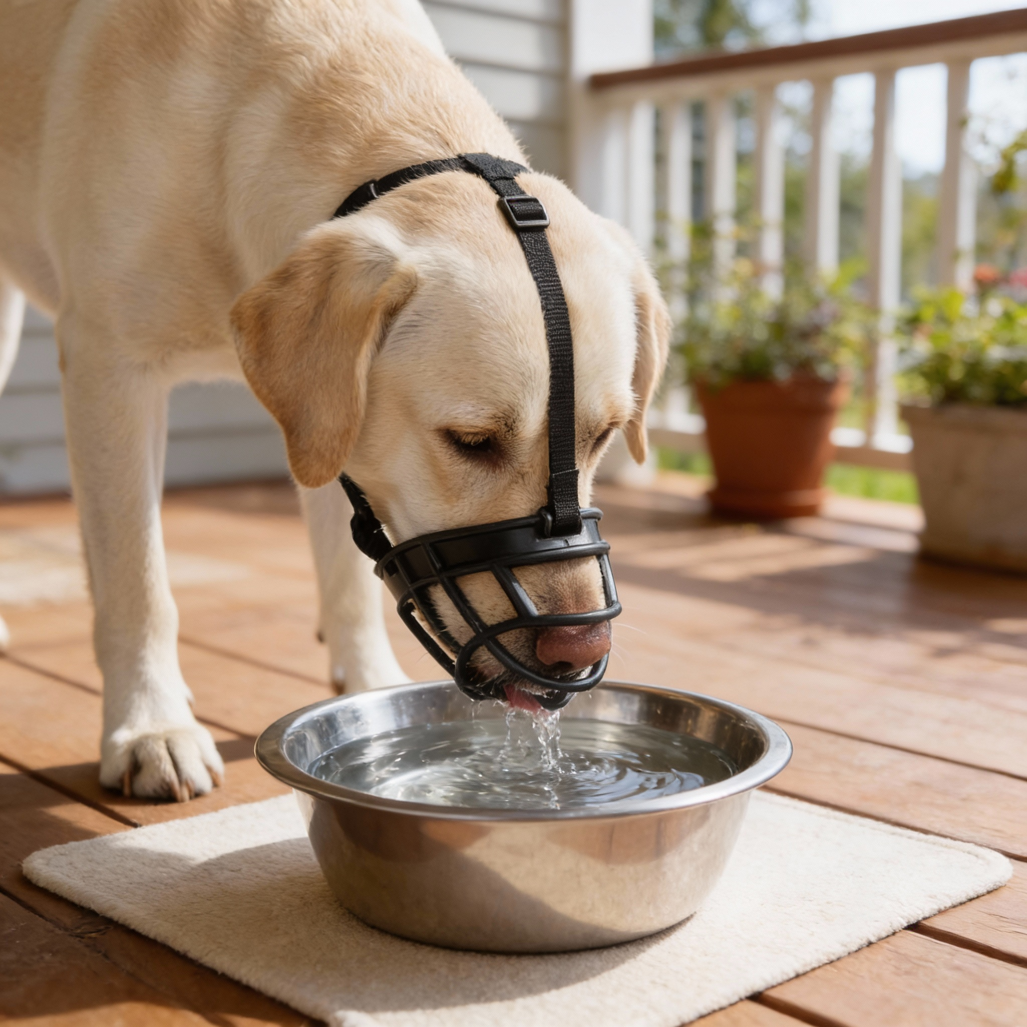 SafetyFirst Dog Muzzle – Comfortable, Adjustable, and Secure