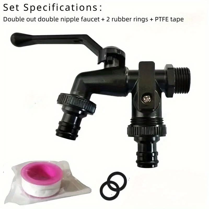 GardenFlow – Heavy-Duty Dual Connection Water Valve