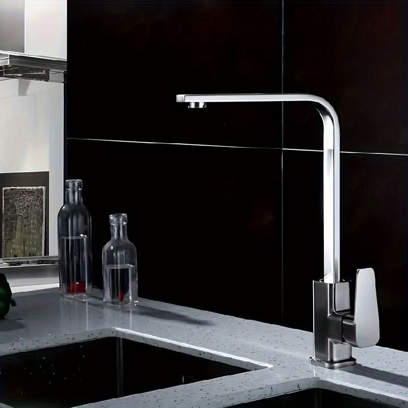 FlexiFaucet – Versatile Rotating Kitchen Tap with Dual Temperature Control