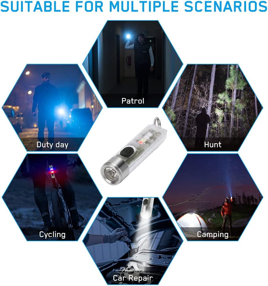 Ultra-Bright Rechargeable Keychain Light