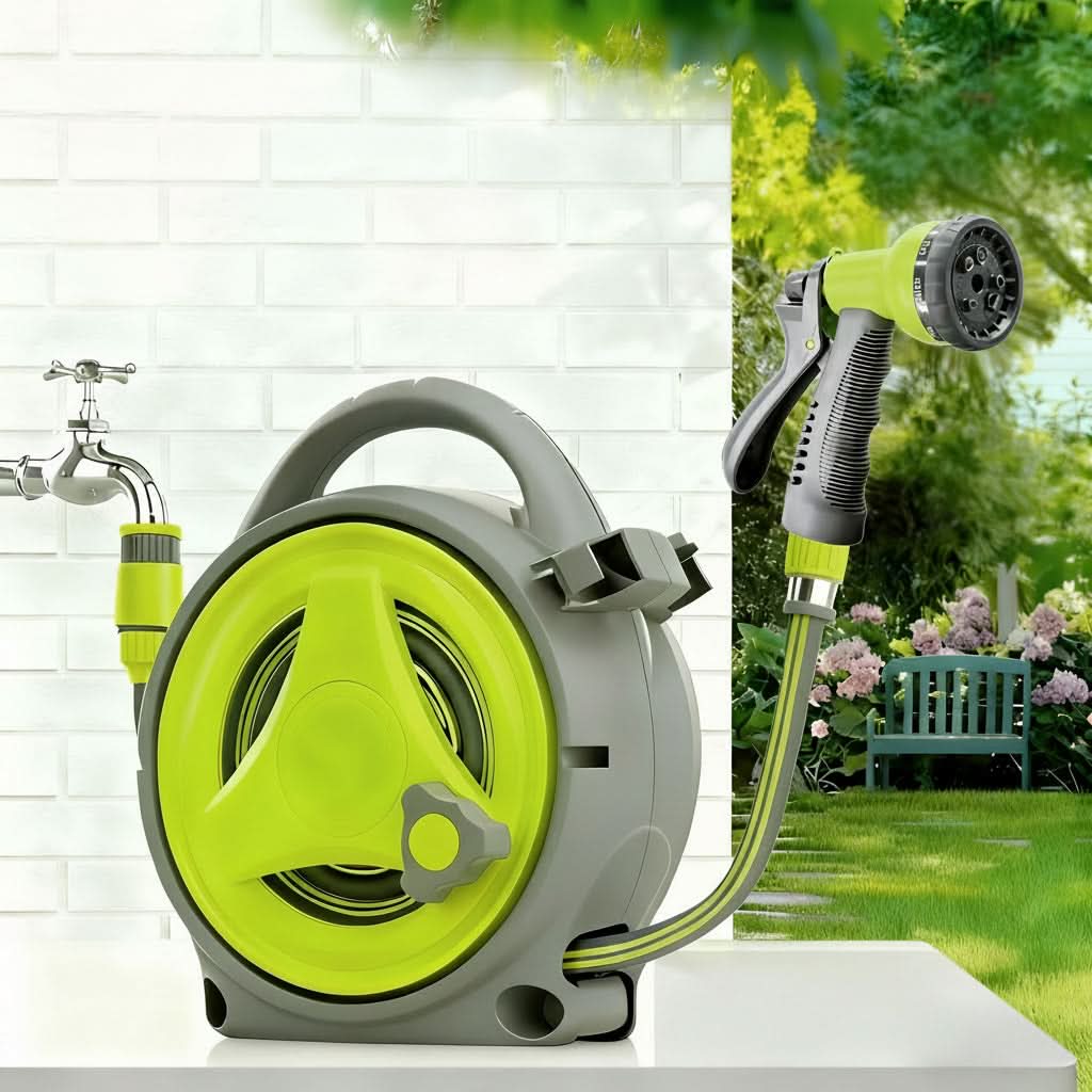 GardenEase – Retractable Water Hose System for Effortless Maintenance