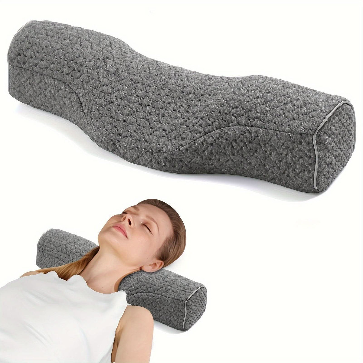 ComfortAlign – Premium Memory Foam Neck Support Pillow