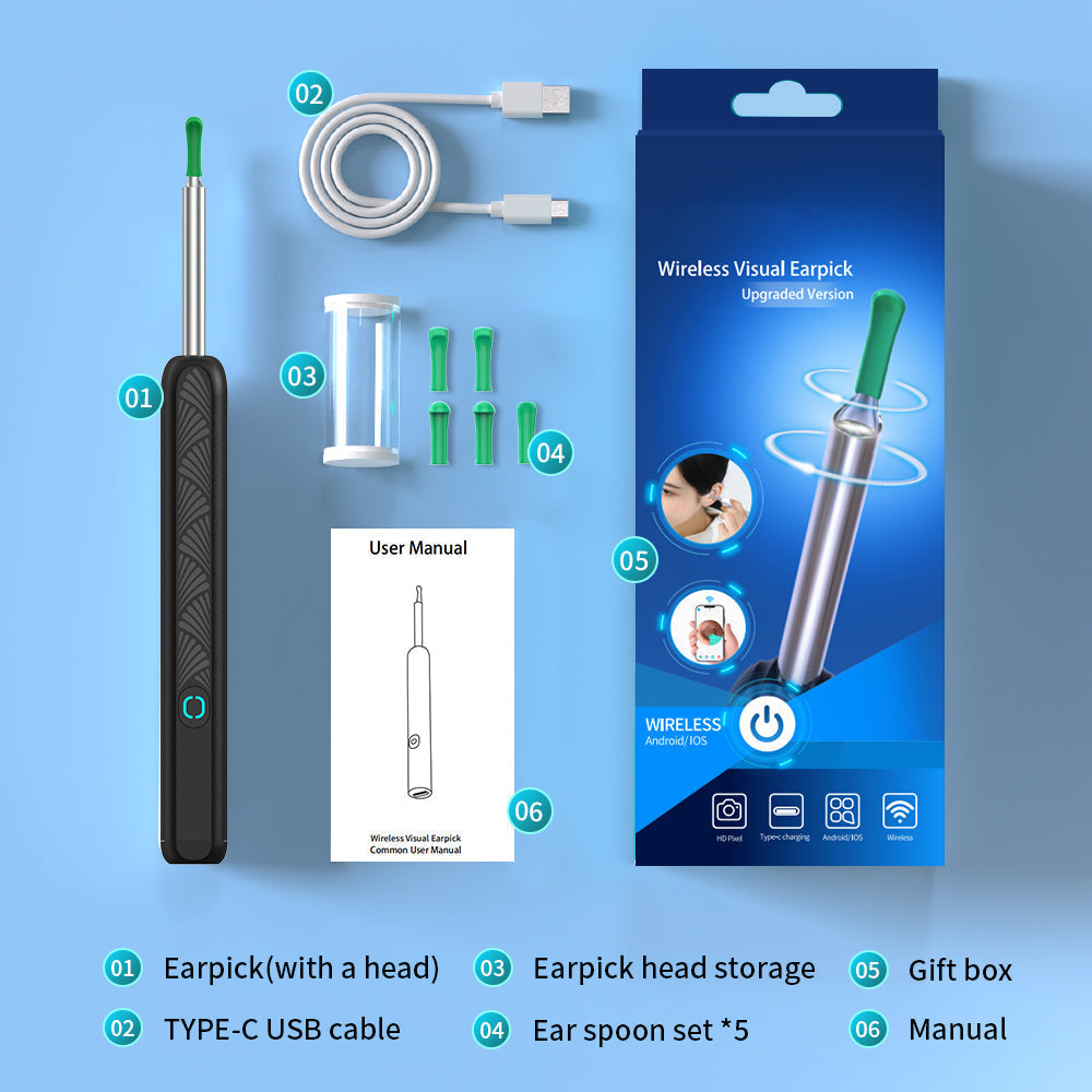 Smart Ear Cleaning Tool with Camera Integration