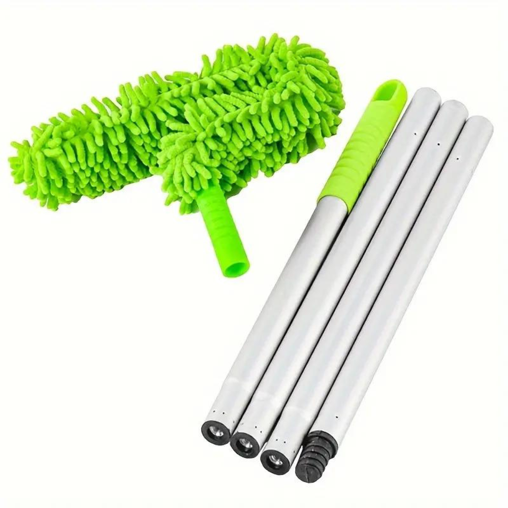Adjustable High-Reach Microfiber Duster for Ceiling Fans