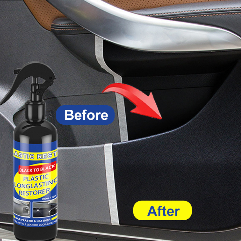 Revive Your Vehicle's Gloss with Premium Black Trim Restorer
