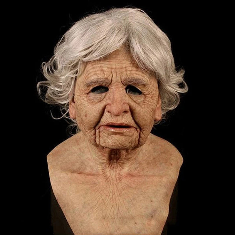 Lifelike Full-Face Latex Mask for Halloween & Cosplay Events