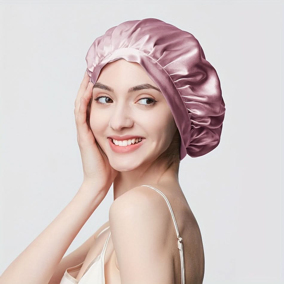 SilkDream Adjustable Sleep Bonnet for Hair Protection