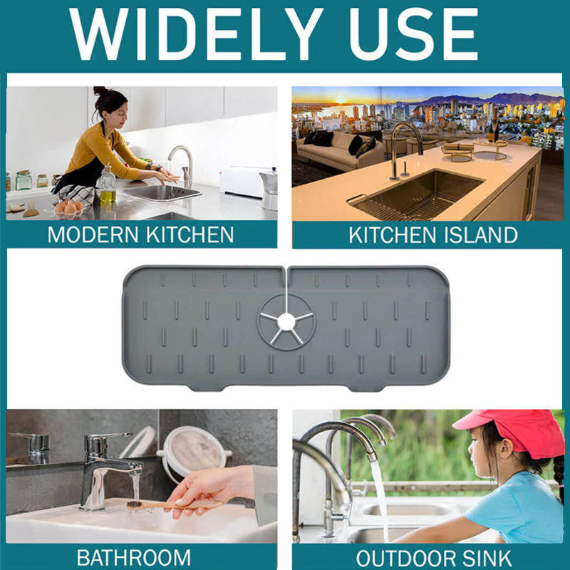 Flexible Drip Catcher for Faucet Handles