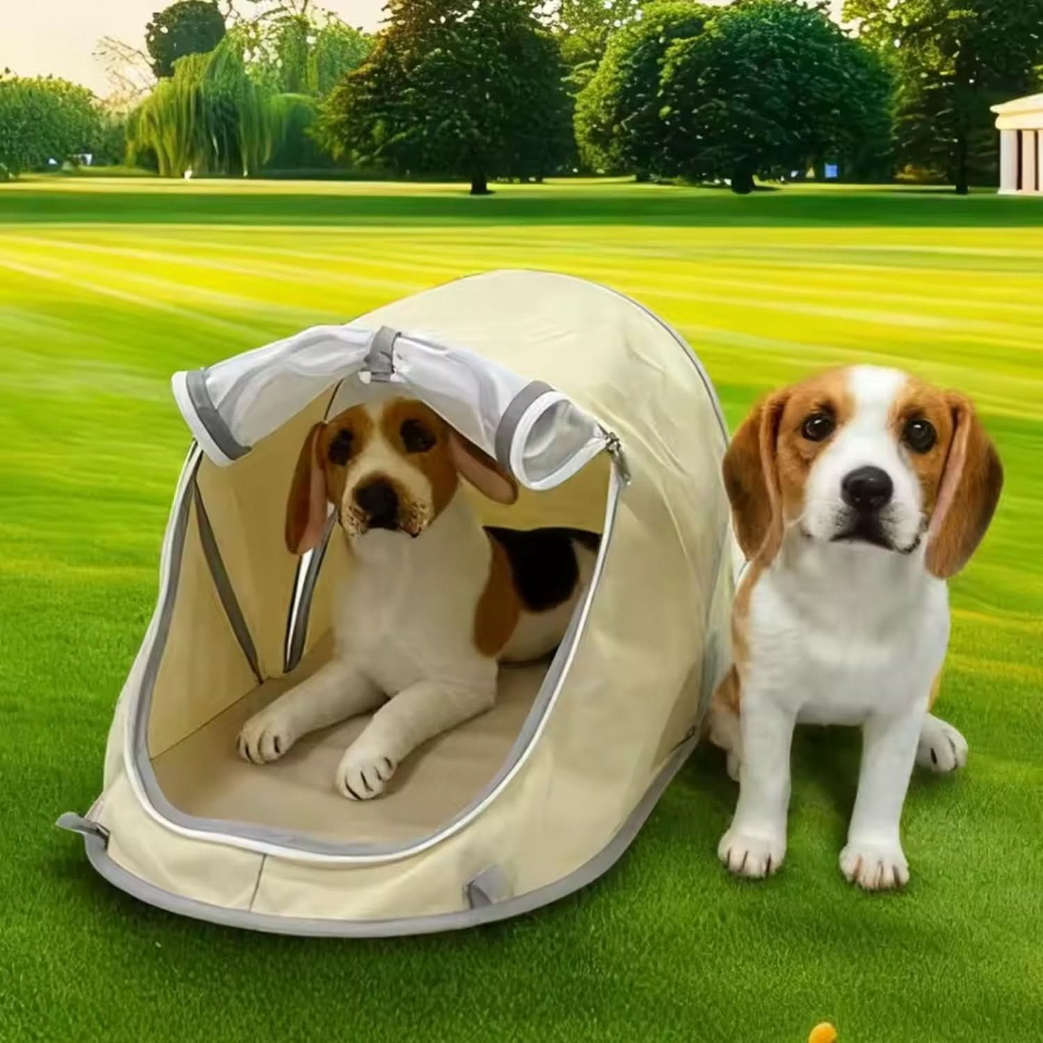 CozyPaws – Portable Outdoor Pet Shelter