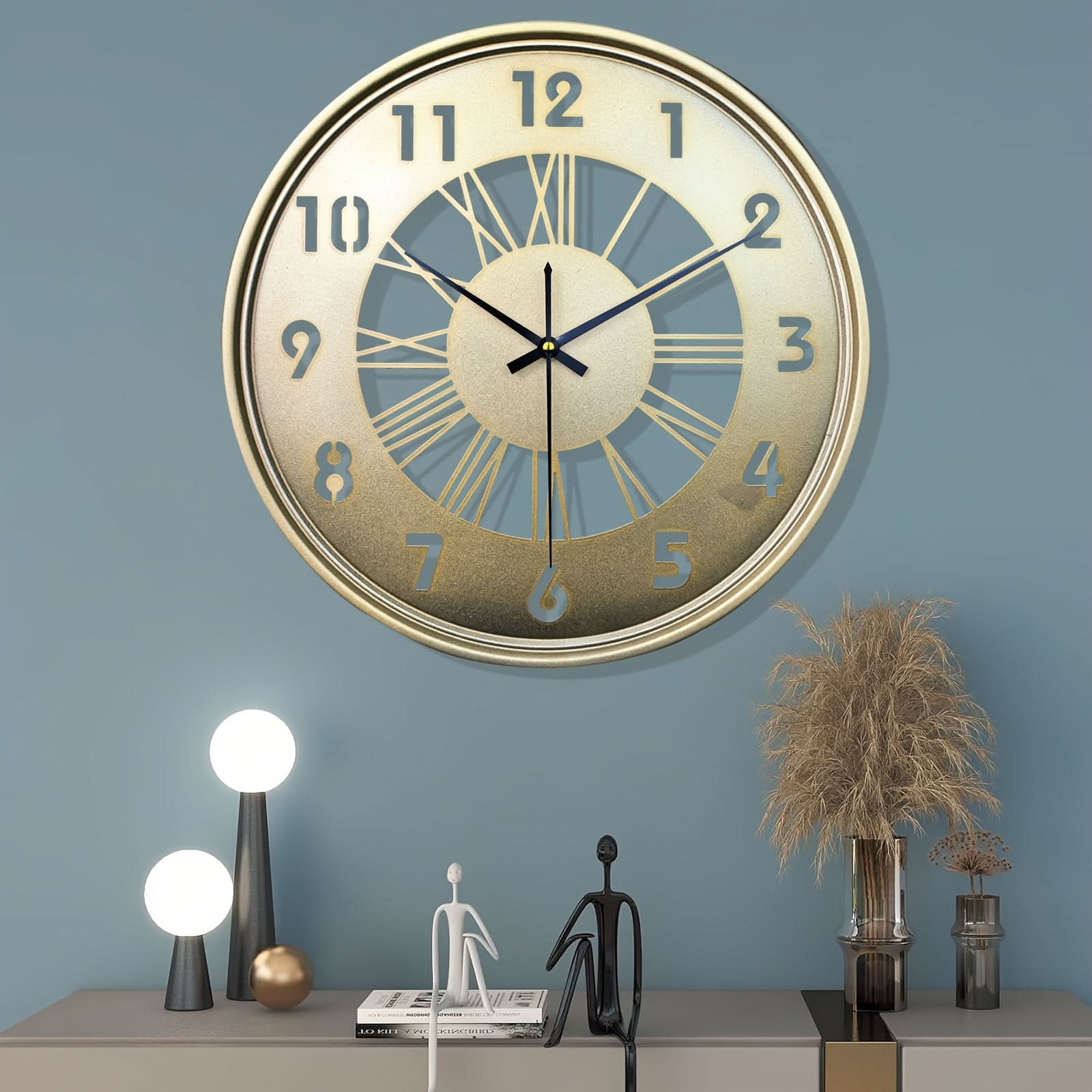 Timeless Minimalist Iron Wall Timepiece