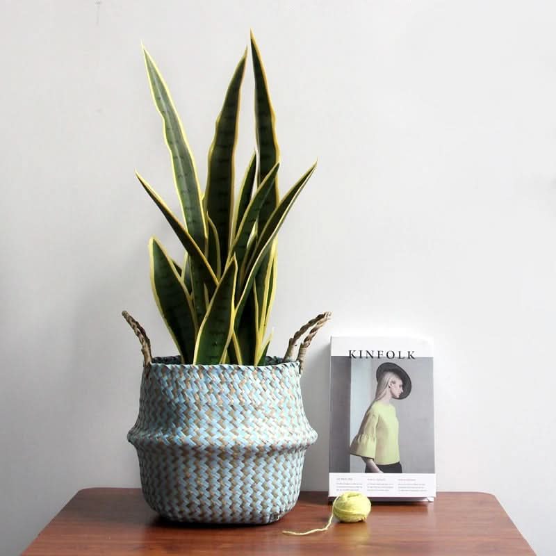 Boho Bliss – Handcrafted Wicker Storage Basket