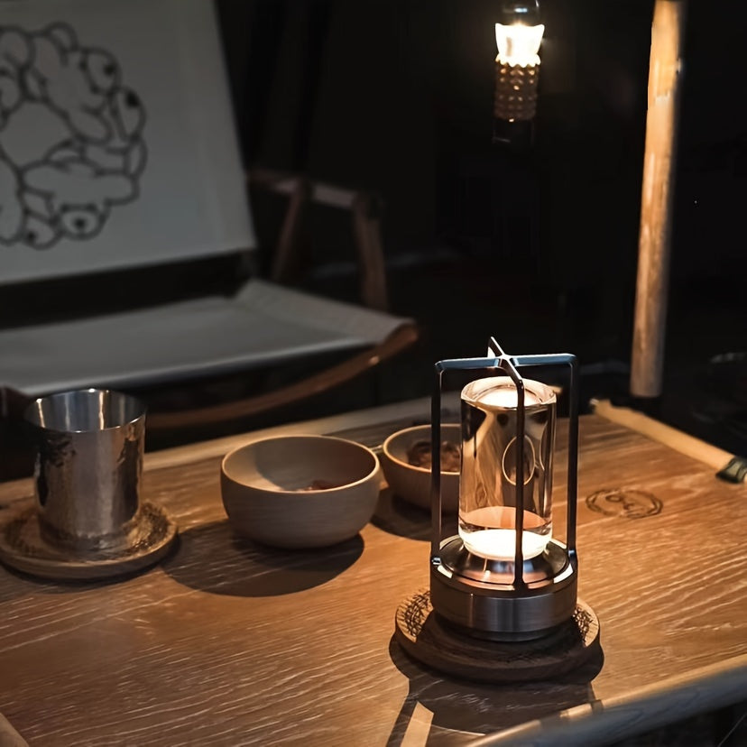 Touch-Controlled LED Table Lamp in Japanese Design - Zen Inspired