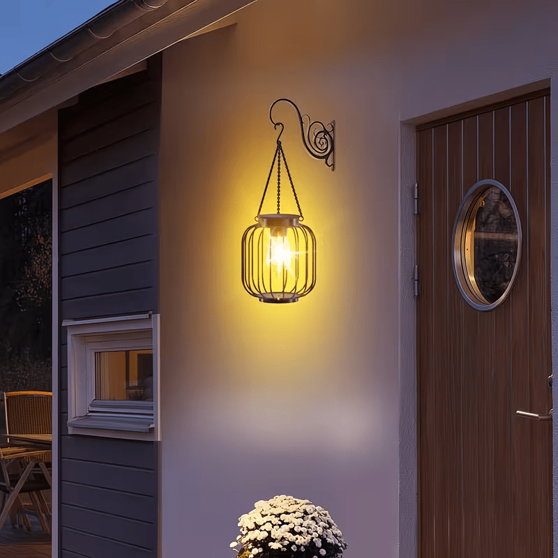 LumaGlow – Elegant Solar Lantern for Outdoor Ambiance