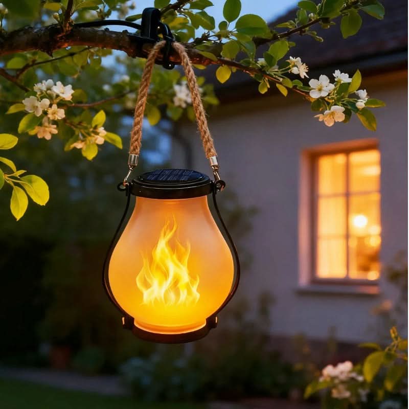 Luminara Glow – Solar-Powered Flickering Lantern Set