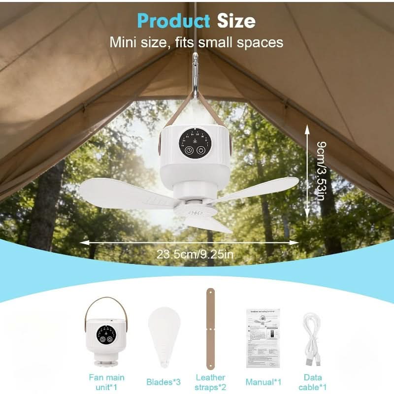 BreezeGlow – Versatile Fan and Lantern for All Your Adventures