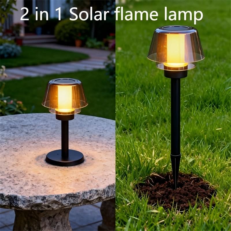LUMINAIRE – Elegant Solar Flame Light for Outdoor Elegance