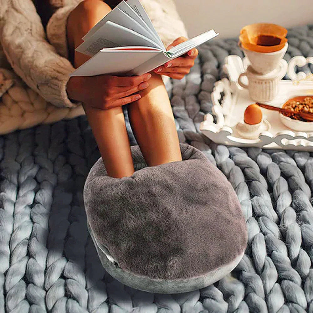 Deluxe Electric Foot Heater with Customizable Temperature Control