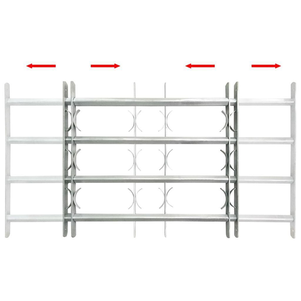 Customizable Window Safety Grille with Triple Crossbar Support