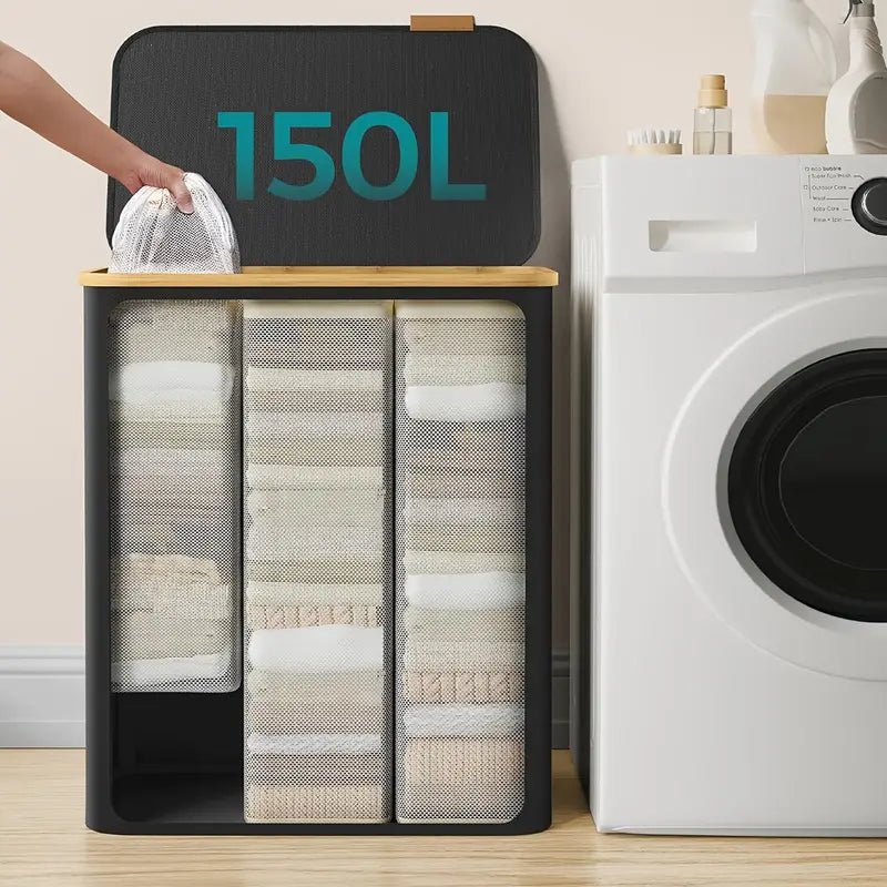 Versatile 5072.1 oz Dual-Compartment Laundry Organizer