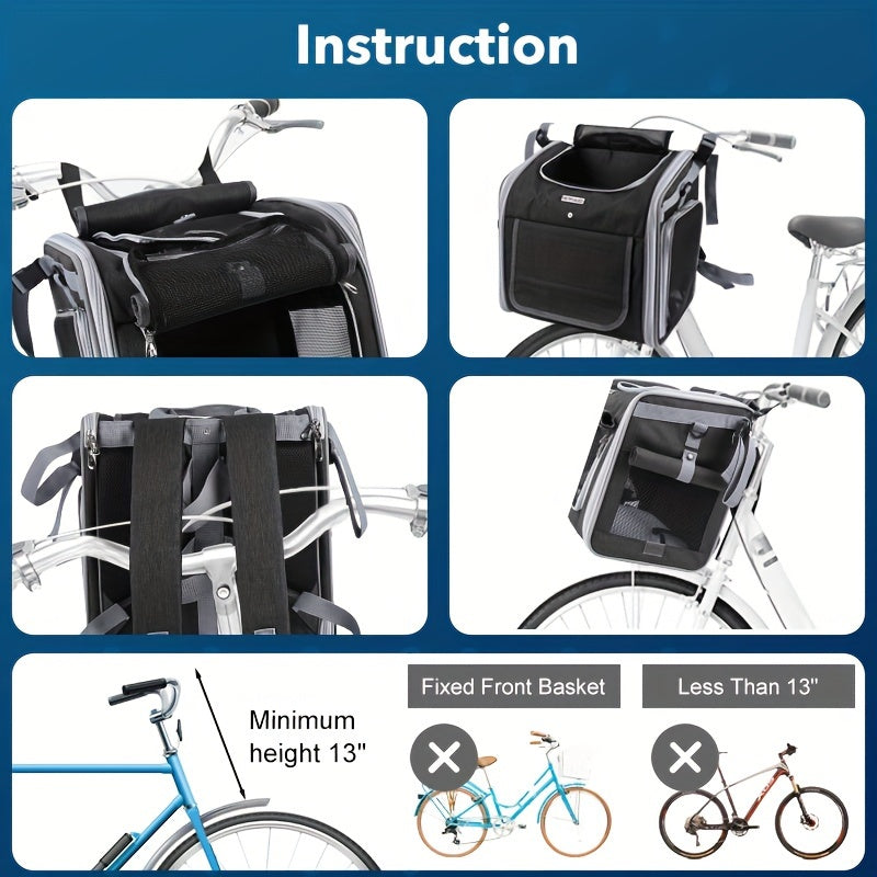 Versatile Pet Carrier for Bicycles