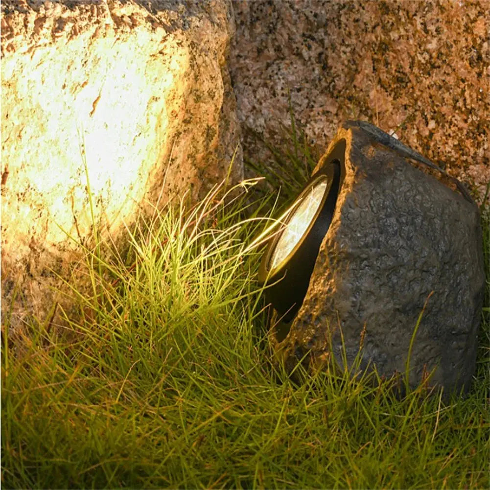 EcoGlow Stone-Like Solar Pathway Lights