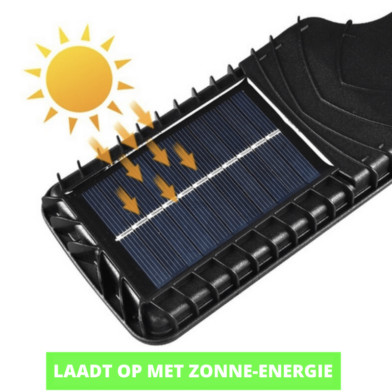 Solar-Powered LED Outdoor Light with Remote Control & 6000K Illumination