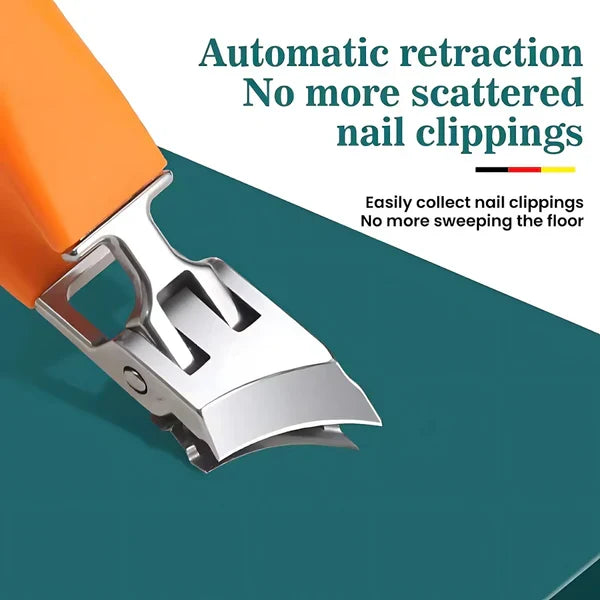Precision Nail Clipper with Splash Guard Technology