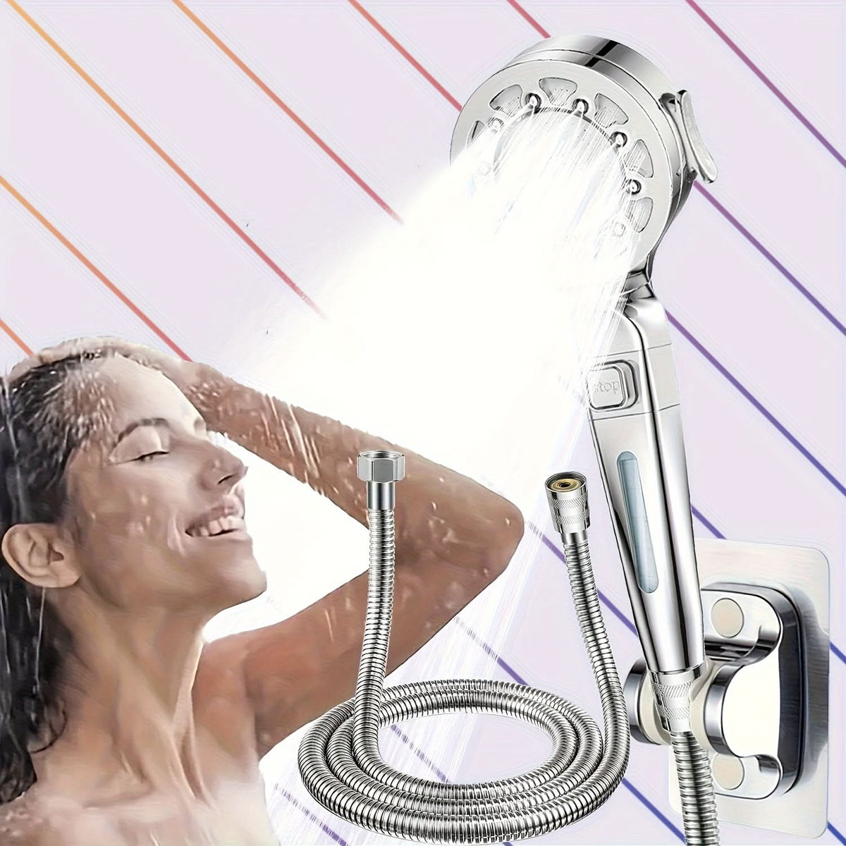 HydroFlow - Premium High-Pressure Rainfall Shower System