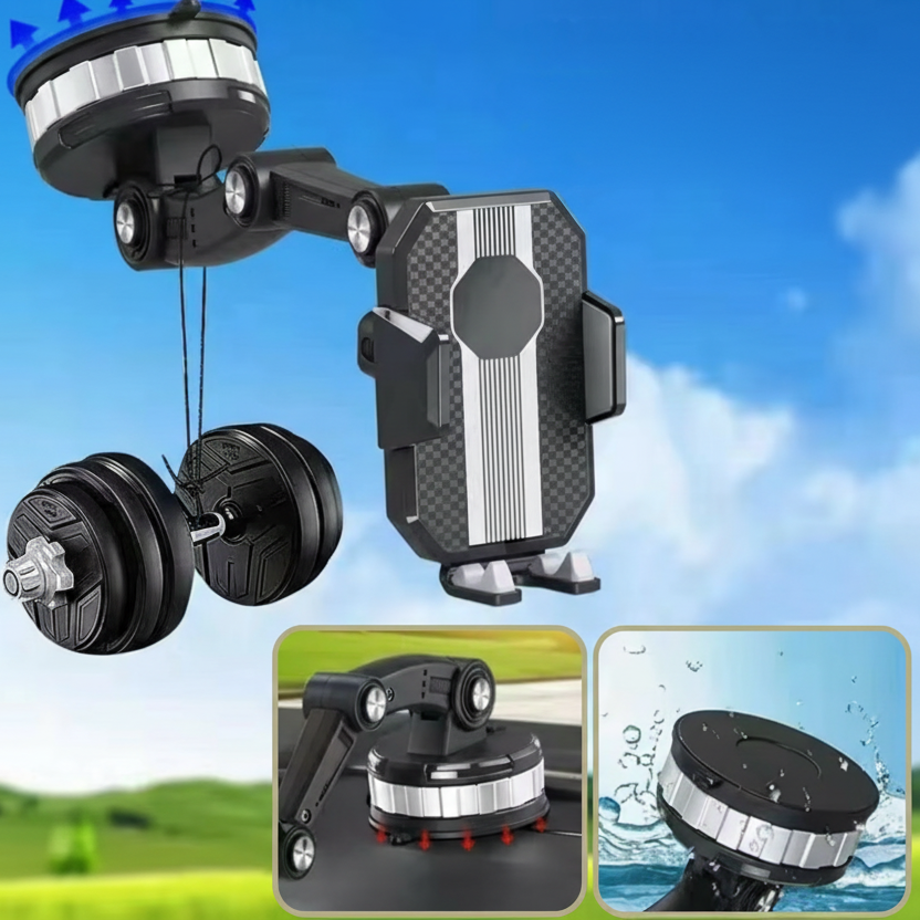 SecureDrive - Versatile Car Phone Holder with 360° Viewing