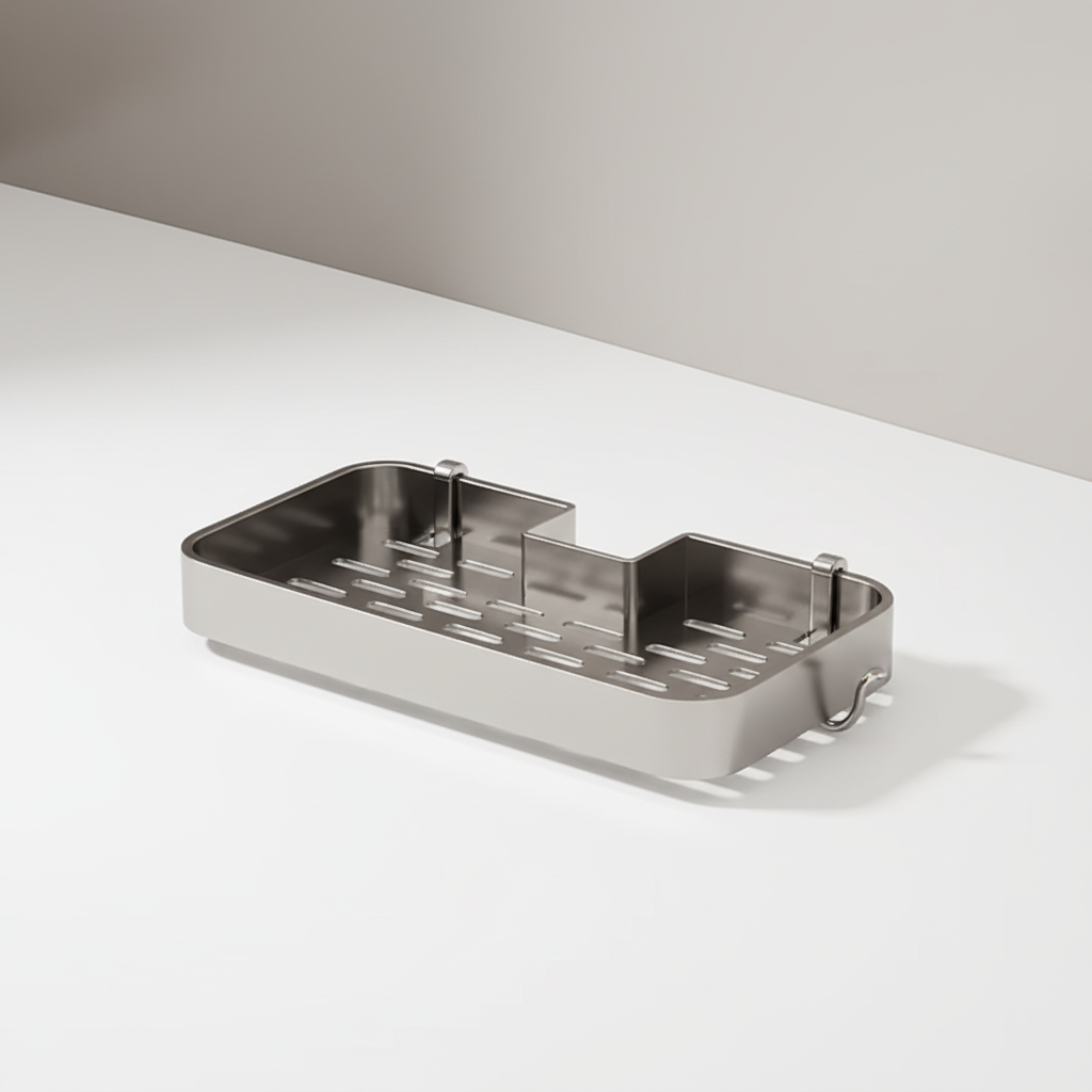 Drill-Free Removable Shower Storage Shelf - Soap Holder