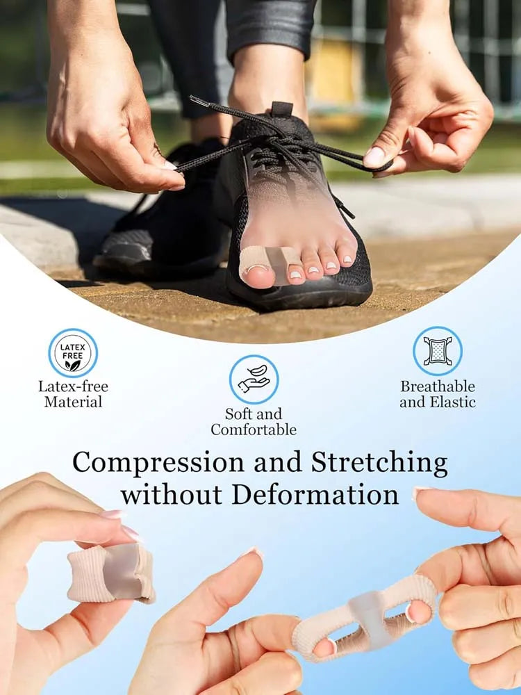 Gentle Foot Comfort: Flexible Toe Spacers for Bunion Relief