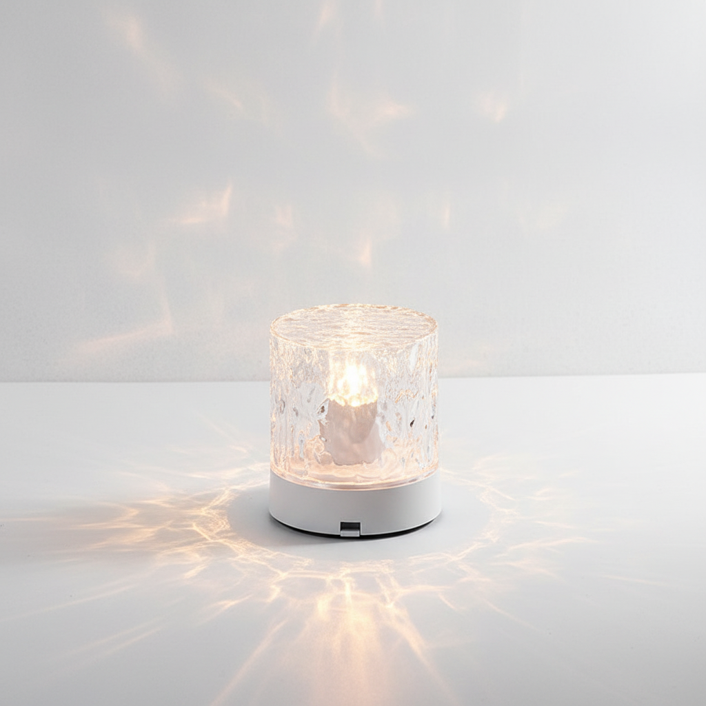 Water Effect Lamp with Acrylic Glass - Aura Ripple Design